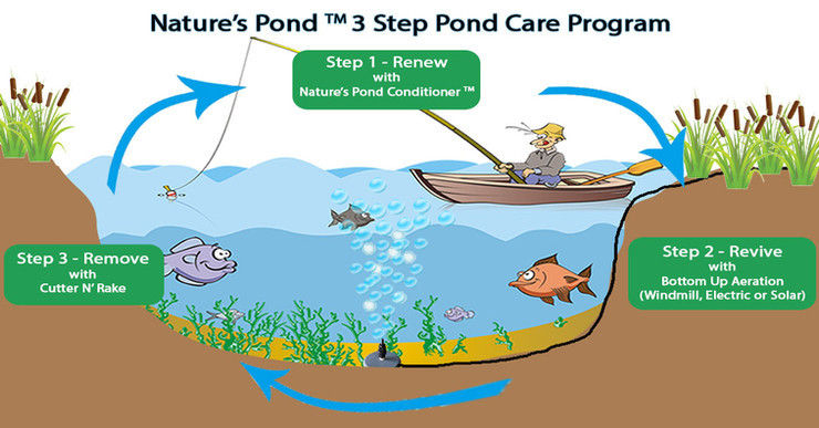 Nature's Pond Care 3 Step Program